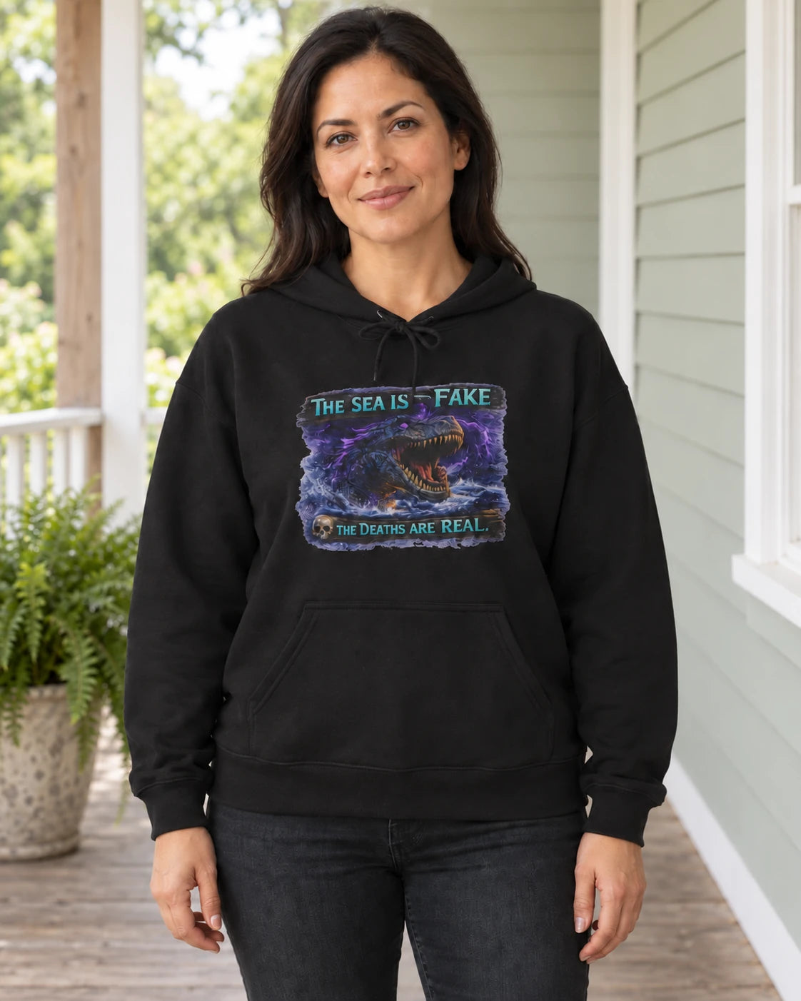 The Sea Is Fake Hoodie
