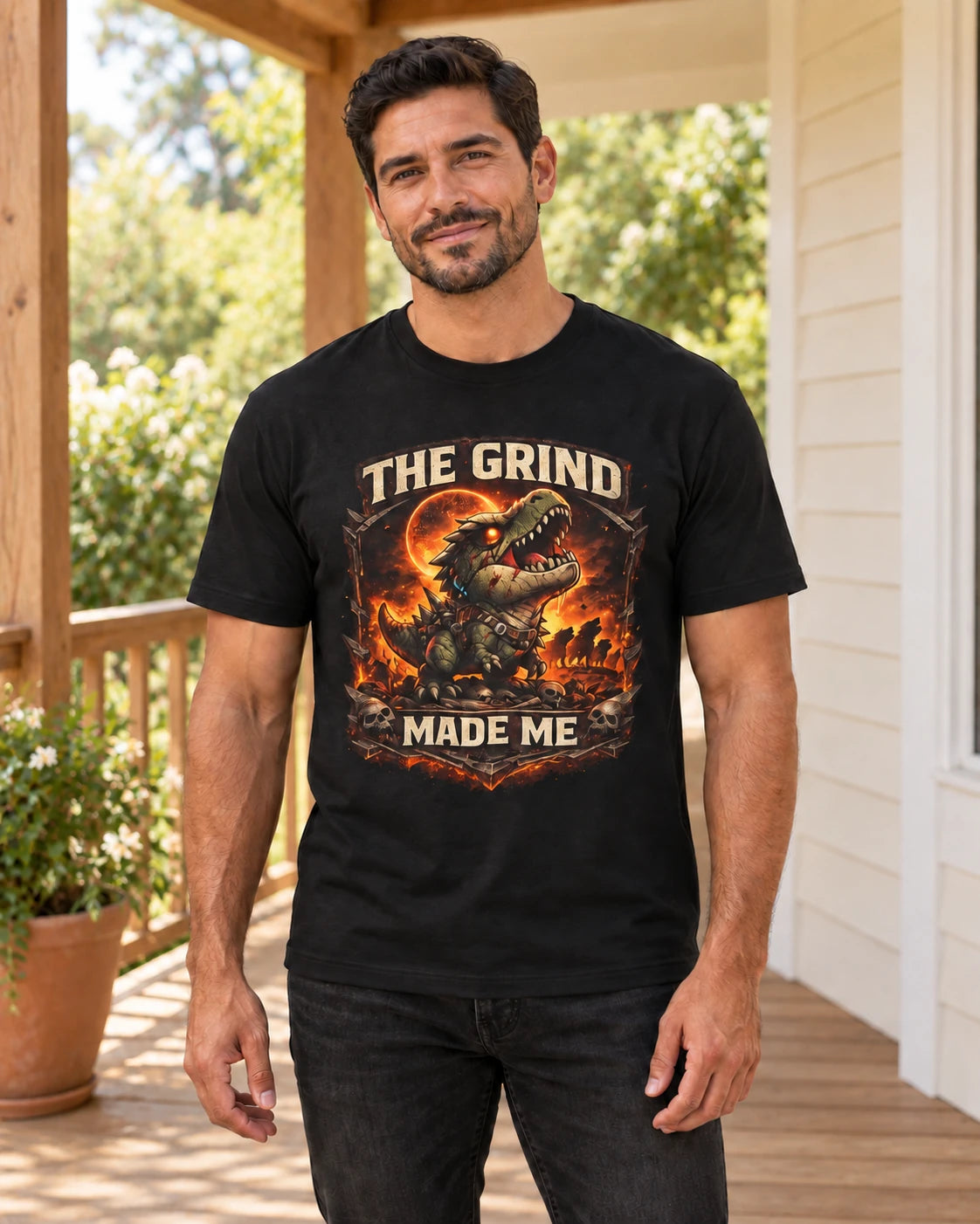 The Grind Made Me Tee (Eclipse)