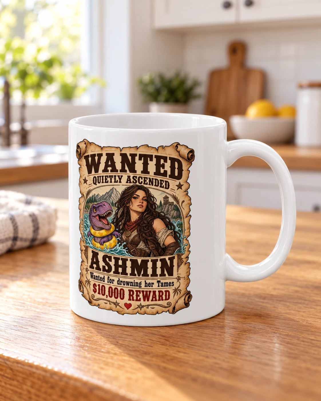 Ashmin Wanted Mug
